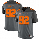 Tennessee Volunteers 92 Reggie White Gray Nike College Football Jersey Dzhi,baseball caps,new era cap wholesale,wholesale hats